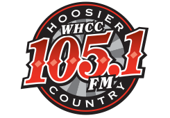 WHCC Hoosier Country 105.1 FM logo